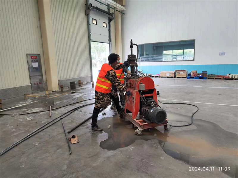 兴安厂房地面下沉塌陷注浆加固施工